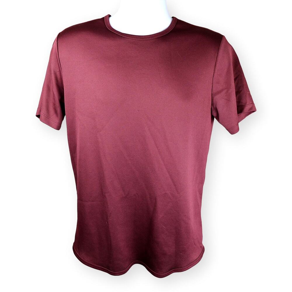 Forever 21 Mens Crew Neck Short Sleeve Red Burgundy Tee Shirt S